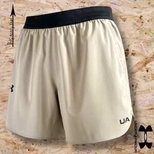 UNDER ARMOUR Khaki Vanish Training Shorts in Khaki